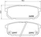 Brembo Brake Pad Rear for Kia Sorento