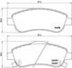 Brembo Σετ Τακάκια Πίσω για Honda CR-V