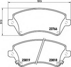 Brembo Brake Pad Front 4pcs for Toyota Corolla