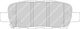 Ferodo Brake Pad Rear for Nissan X-Trail