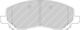 Ferodo Σετ Τακάκια Εμπρός για Citroen C4 Dodge Avenger Jeep Compass Mitsubishi Asx / Eclipse / Galant / Lancer