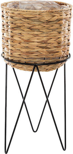 Set of 2 pieces Plant Pot Wicker Beige