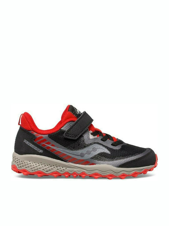 Kids Waterproof Leather Hiking Shoes Peregrine Shield Black SK265108