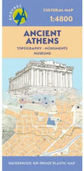 Ancient Athens- Cultural Map, Topographie Denkmäler Museen - Architektur Denkmäler Museen