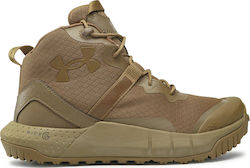 Under Armour Military Boots Micro G Valsetz Mid Brown