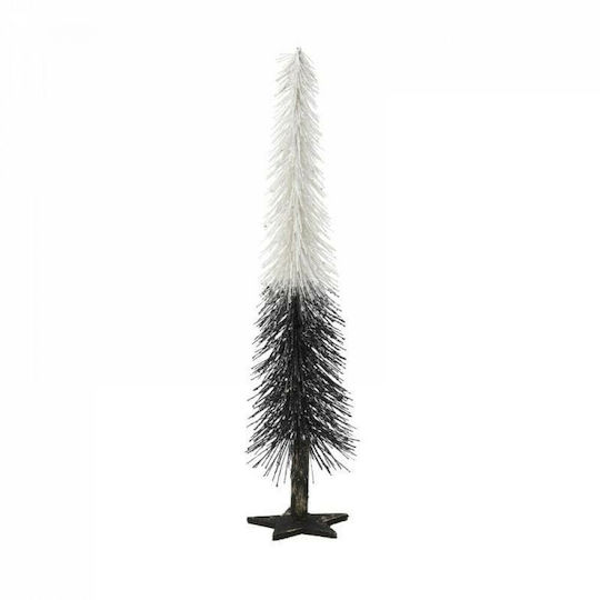 Christmas Decorative Wood Tree 58cm White 3pcs