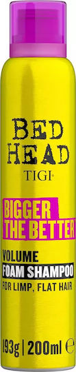 Tigi Bigger The Better Sampon De Par Hidratare Și Volum Pentru Toate Tipurile De Păr 200ml