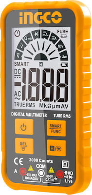 Ingco Digital Multimeter with Measurement AC / DC / Resistor DM6001