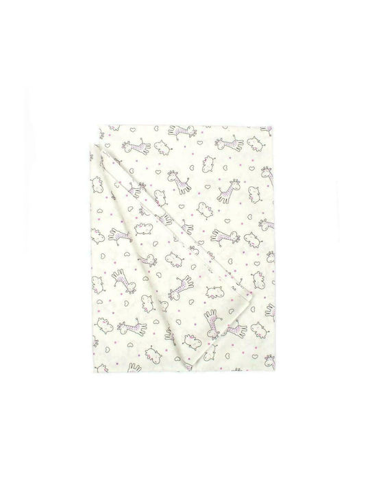 Dimcol Zoo Kids Cotton Pillowcase 50x70cm 47 White