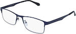 Silac 7306 Herren Lesebrille +1.25 Blue Metal 7306