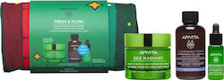 Apivita Bee Radiant Gel-balm Day Σετ Περιποίησης Ταξιδίου με Κρέμα Προσώπου και Serum