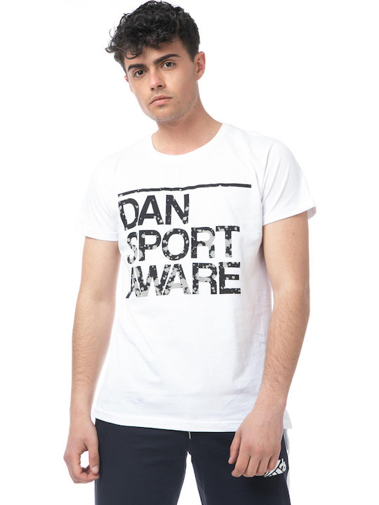 Dansport Herren T-Shirt Kurzarm Weiß