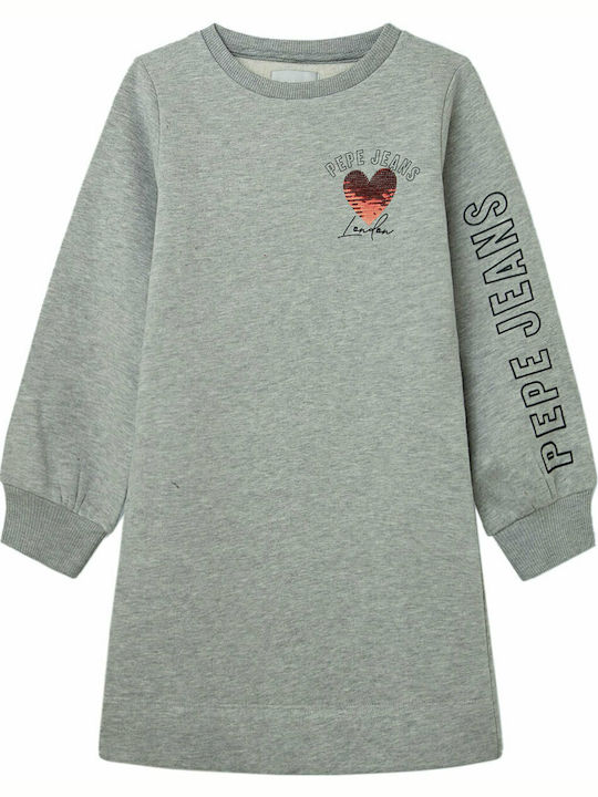 GEA Children's Dress Sweatshirt Long Sleeve Gray