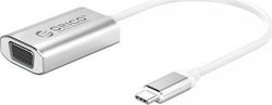 Orico XC-102-SV-BK USB-C male σε VGA female