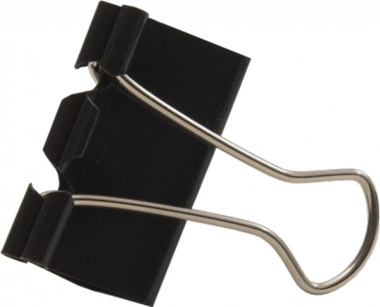 Exas Paper Metallic Clips Bambalio 32mm Black 12pcs