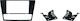 Phonocar DIN Fascia Panels 2 Din BMW S3 (E90 - E91-E92-E93) 06>10 for BMW E90