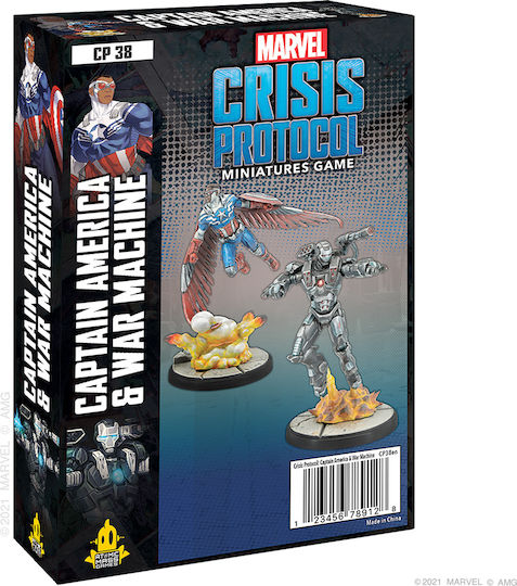 Fantasy Flight Protocolul Crizei Protocolul Crizei Figură Captain America și War Machine