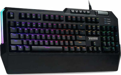 Zeroground KB-3400G Taigen v3.0 Gaming Mechanical Keyboard with Outemu Red switches and RGB lighting (US English)