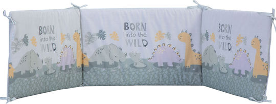 Nef-Nef Homeware Standard Bumper Baby Dino 40x187cm