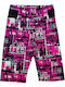 Schulung Frauen Fahrrad Leggings Fuchsie