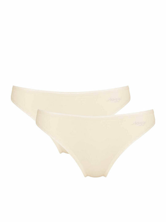 Sloggi Go H Tai Βαμβακερά Γυναικεία Slip 2Pack ...