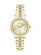 Trussardi T-Shiny Watch with Gold Metal Bracelet