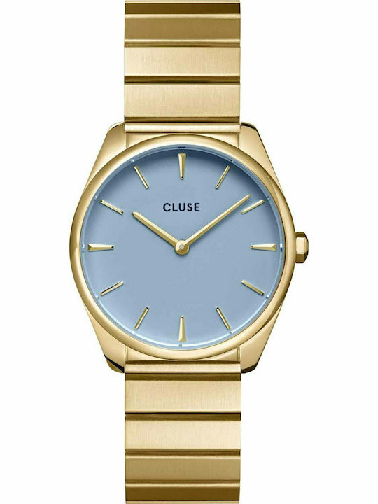 Cluse Feroce Petite Women's Watch with Gold Met...