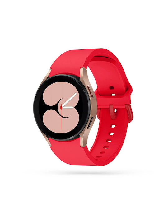 Tech-Protect IconBand Curea Silicon Coral roșu (Galaxy Watch4 / Watch5 / Watch5 Pro)