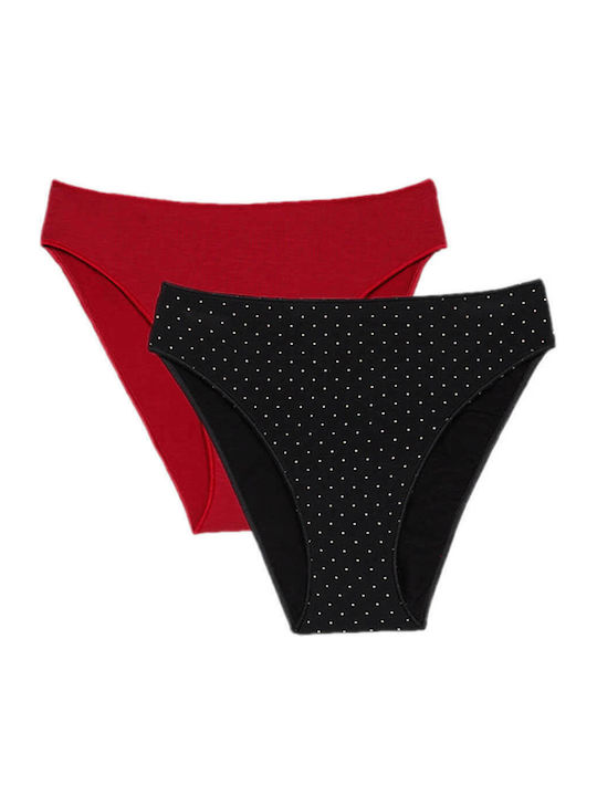 Minerva Fimelle Women's Brazil 2Pack Red/Black