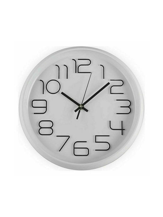 BigBuy Wall Clock Plastic Ø30cm