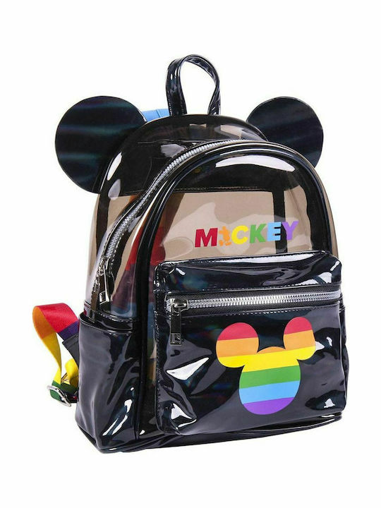 Disney Mickey Backpack Kids Bag Backpack Black 22cmx11.4cmx25.5cmcm