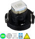 GloboStar Lamps Car T3 LED Green 12V 0.2W 1pcs