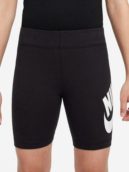 Nike Kinder Leggings Kurz Schwarz Futura