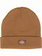 Gibsland Knitted Beanie Cap Brown DK0A4X7K-BD01