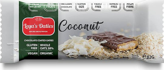 Leya Nature and Nutrition Organic Oats Bar Oaties Coconut Gluten Free 82gr