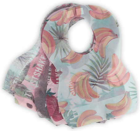 Twistshake Waterproof Bib Paper Single Use with Hoop & Loop Fastener Multicolored 10pcs