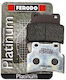 Ferodo Τακάκια Μοτοσυκλέτας Εμπρός Platinum για Aprilia Dorsoduro 750 για Aprilia Shiver 750 / Shiver / Dorsoduro 750 / Dorsoduro 900 / Shiver 900 Yamaha MT-125