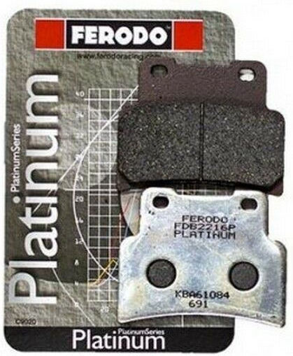 Ferodo Τακάκια Μοτοσυκλέτας Εμπρός Platinum για Aprilia Dorsoduro 750 για Aprilia Shiver 750 / Shiver / Dorsoduro 750 / Dorsoduro 900 / Shiver 900 Yamaha MT-125
