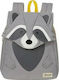 Samsonite Sammies Raccoon Remy Schulranzen Rucksack Junior High-High School in Gray Farbe