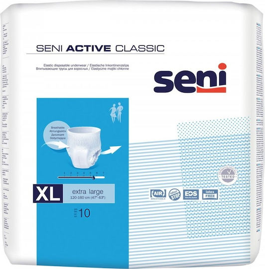 Active Classic Πάνες Βρακάκι Ακράτειας XLarge 10τμχ