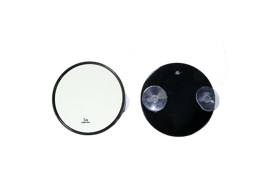 Ro-Ro Accessories Огледало за грим Стена Увеличение x5 Черен
