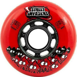 FR wheels Street invader red 84A