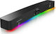 BlitzWolf BW-GS3 RGB Ηχεία Υπολογιστή 2.0 με RGB Φωτισμό και Ισχύ 10W σε Μαύρο Χρώμα