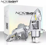 NovSight Lamps Car F10 H4 LED 6000K Cold White 12V 70W 2pcs