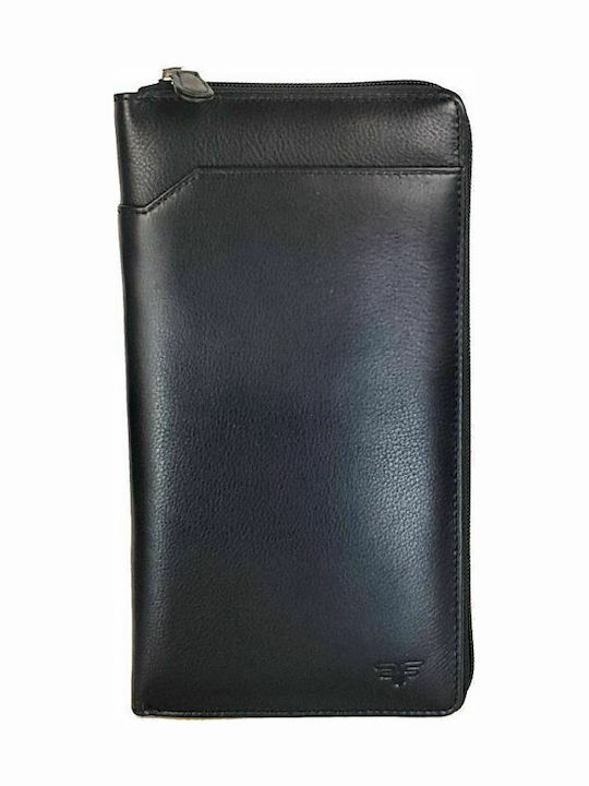 Leather Men's Wallet Cards Black