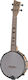 Gewa Banjou Ukulele Manoa B-CO-M 4 Corzi Spate Deschis