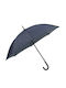 Fresk Kids Curved Handle Umbrella Indigo Dots Blue