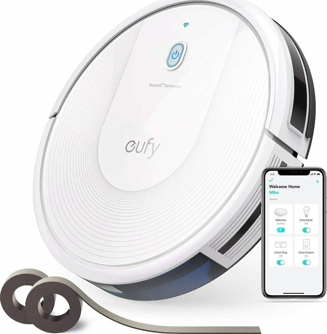 Eufy RoboVac 30C White Σκούπα Ρομπότ με WiFi Skroutz.gr