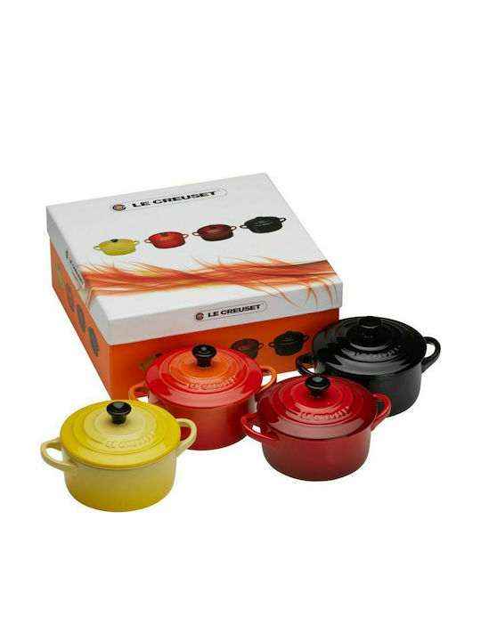 Le Creuset Feuer und Flamme Cast Iron Pots Set 4 Pieces