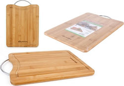 InnovaGoods Rectangular Bamboo Chopping Board Beige 27x20cm